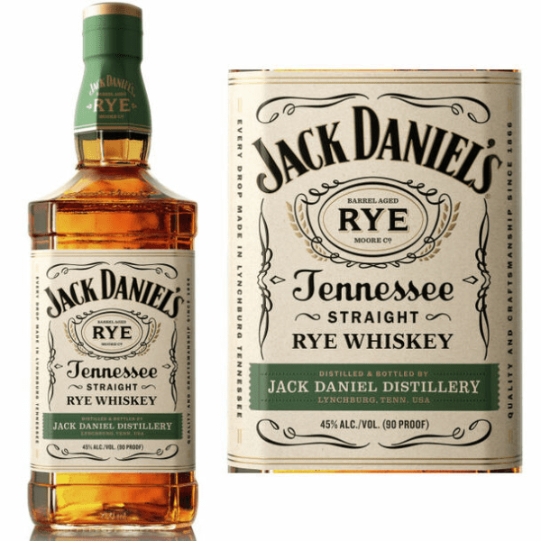 Jack Daniels Tennessee Straight Rye Whiskey ml